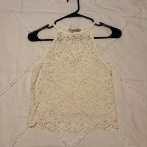 White Lace Tank